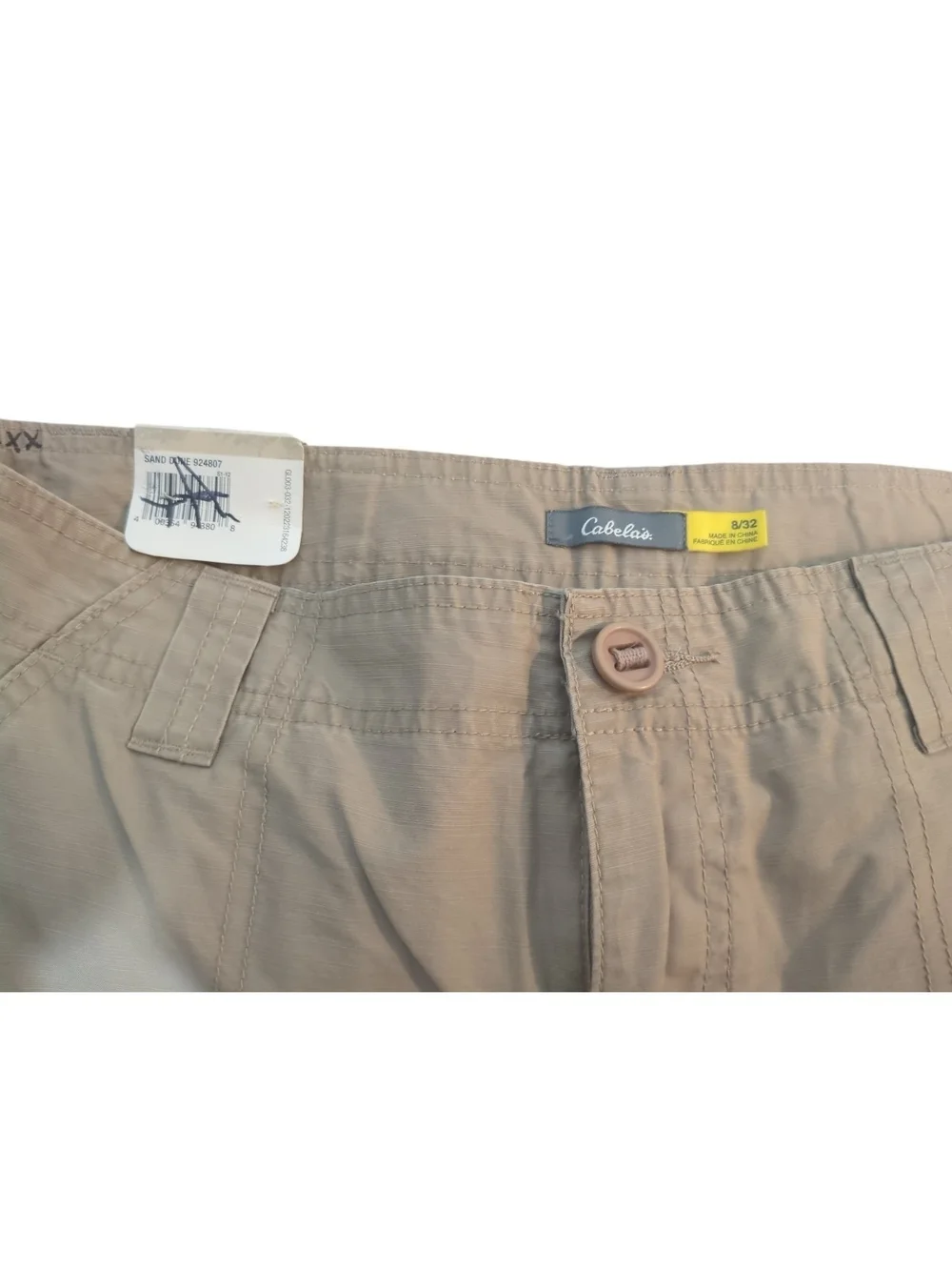 Cabela’s Hikers Cargo Pants Women’s Size 8 Tan Ripstop Utility Outdoor Gorpcore